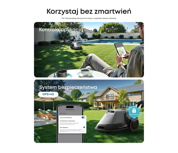 eufy Robot koszący E15 Szary - 1483956 - zdjęcie 6